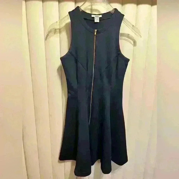 Navy blue zip dress size S in Excellent pre owned condition - Picture 5 of 9